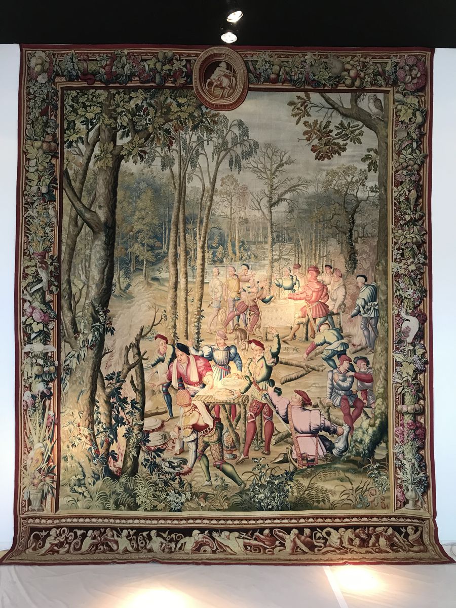 Tapisserie de la manufacture royale des Gobelins commandée par Louis XIV