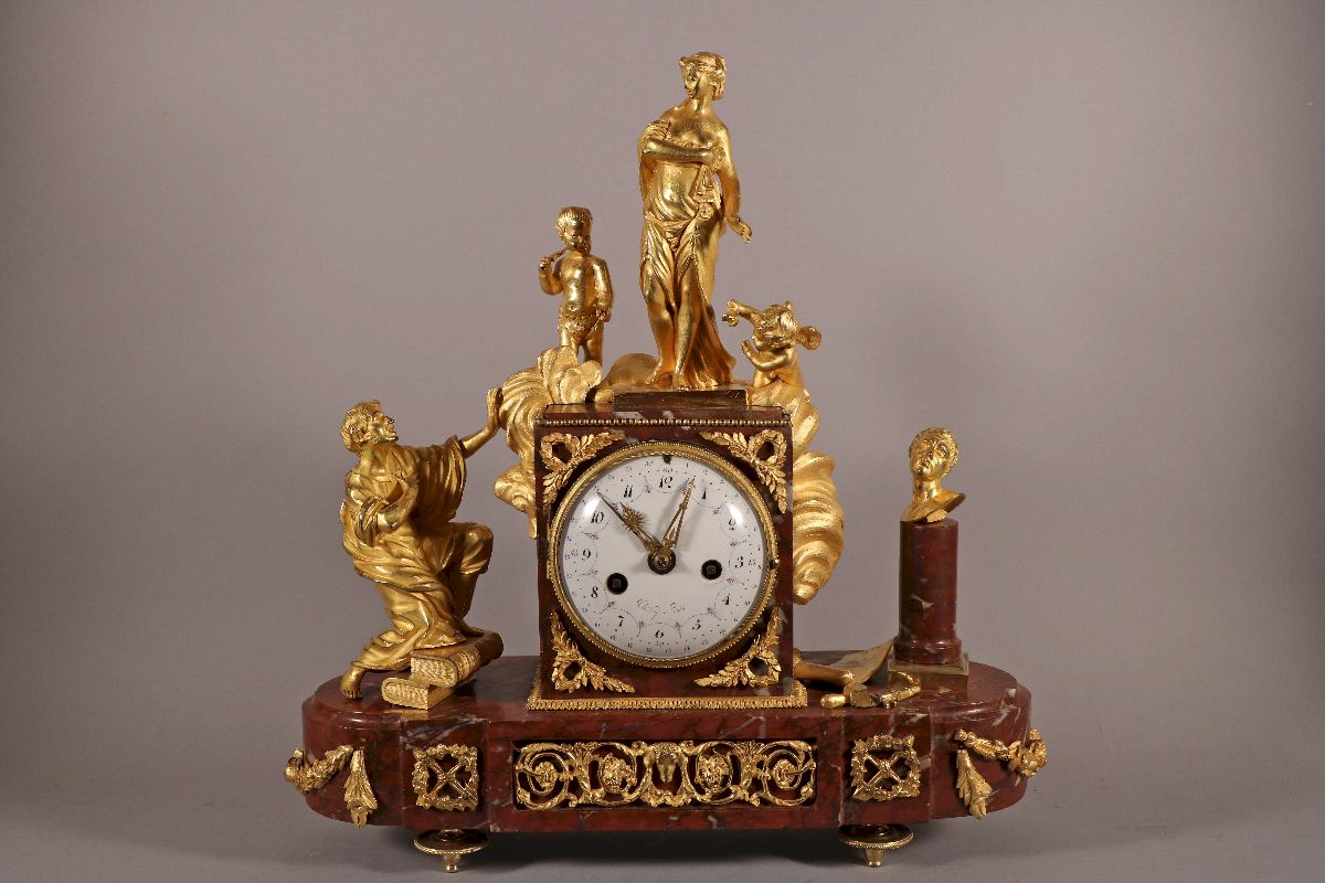 Pendule à l’histoire de Pygmalion et de Galatée