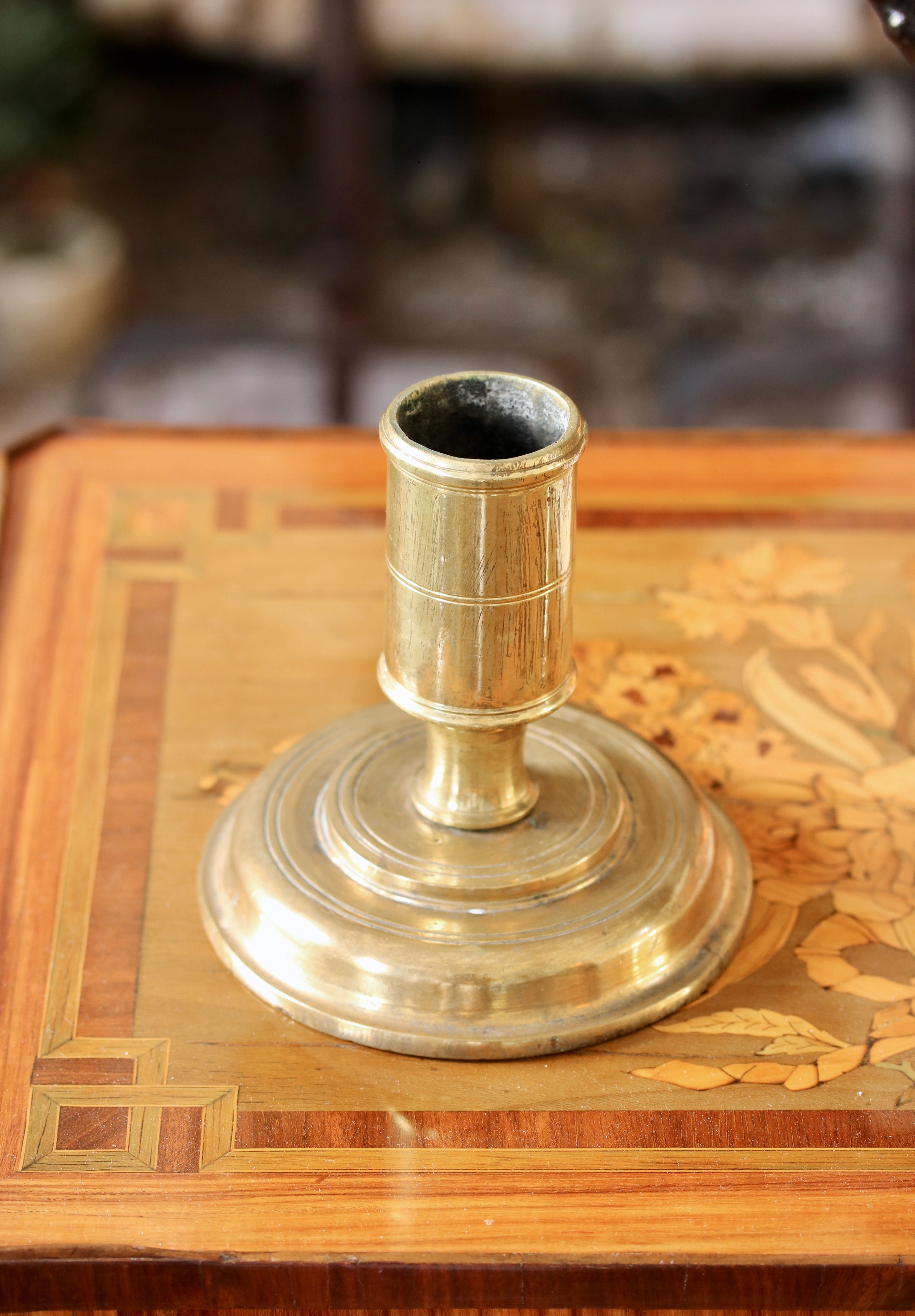 Photophore en bronze doré