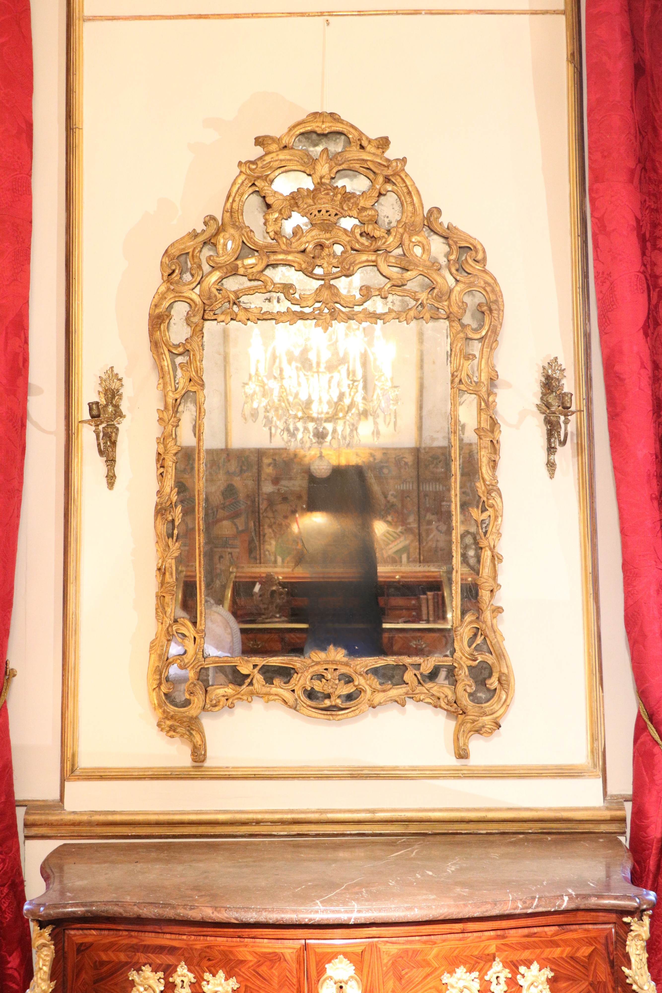 Miroir provençal d'époque Louis XV  